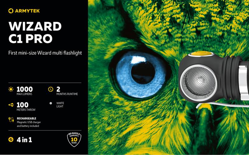 Prezent&aacute;cia čarodejn&iacute;ka C1 Pro Armytek Lamp: Slide N &deg; 1